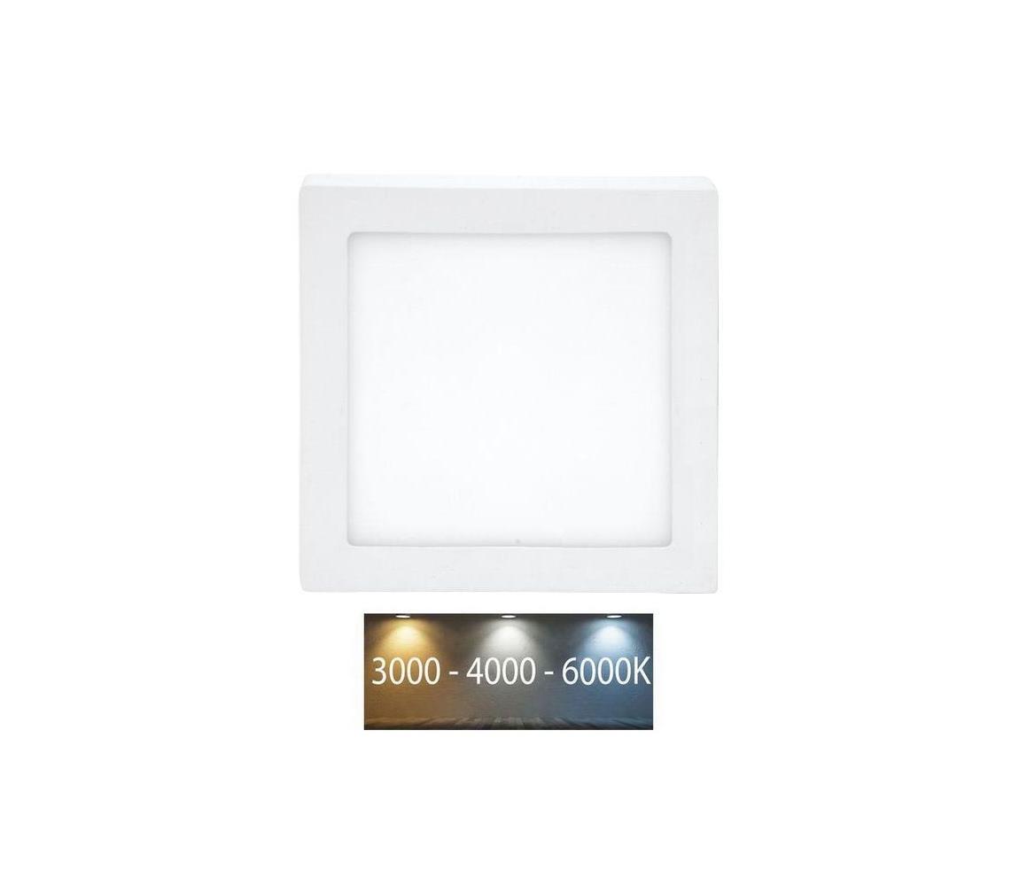 Donoci CSQ-CCT/12W/BI - LED Stropné svietidlo RAFA LED/12W/230V biela