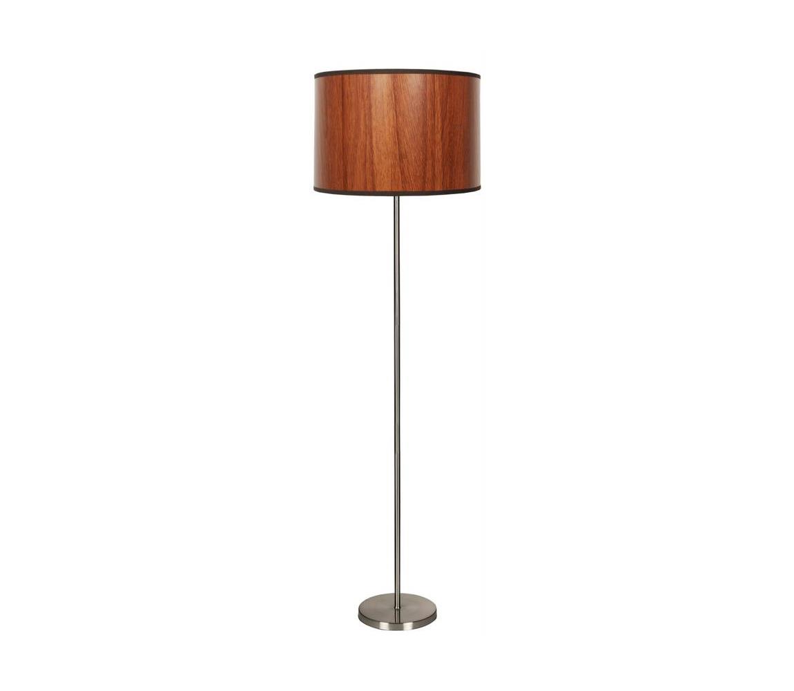 Donoci Stojacia lampa TIMBER 1xE27/60W/230V hnedá/matný chróm