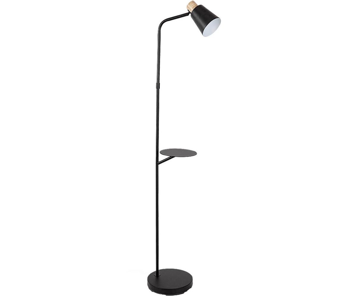 Rabalux Stojacia lampa AZIM 1xE27/40W/230V čierna